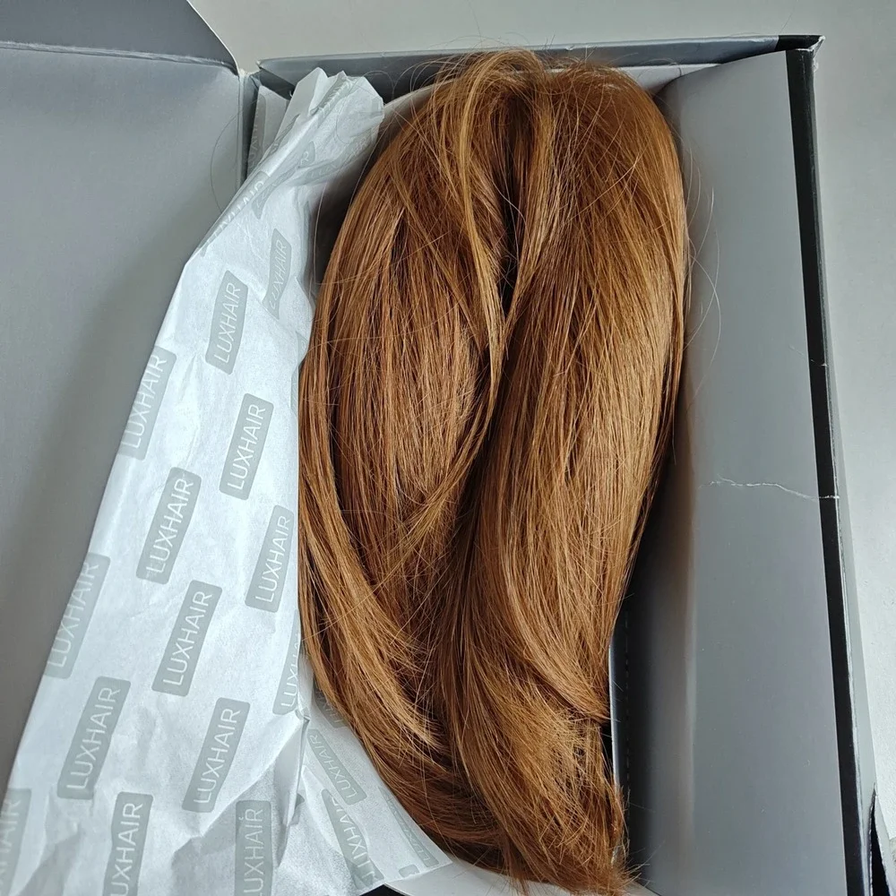 HOW Luxhair Mid Length Bob Wig Womens Light Brown 1261 Tabatha Coffey Synthetic